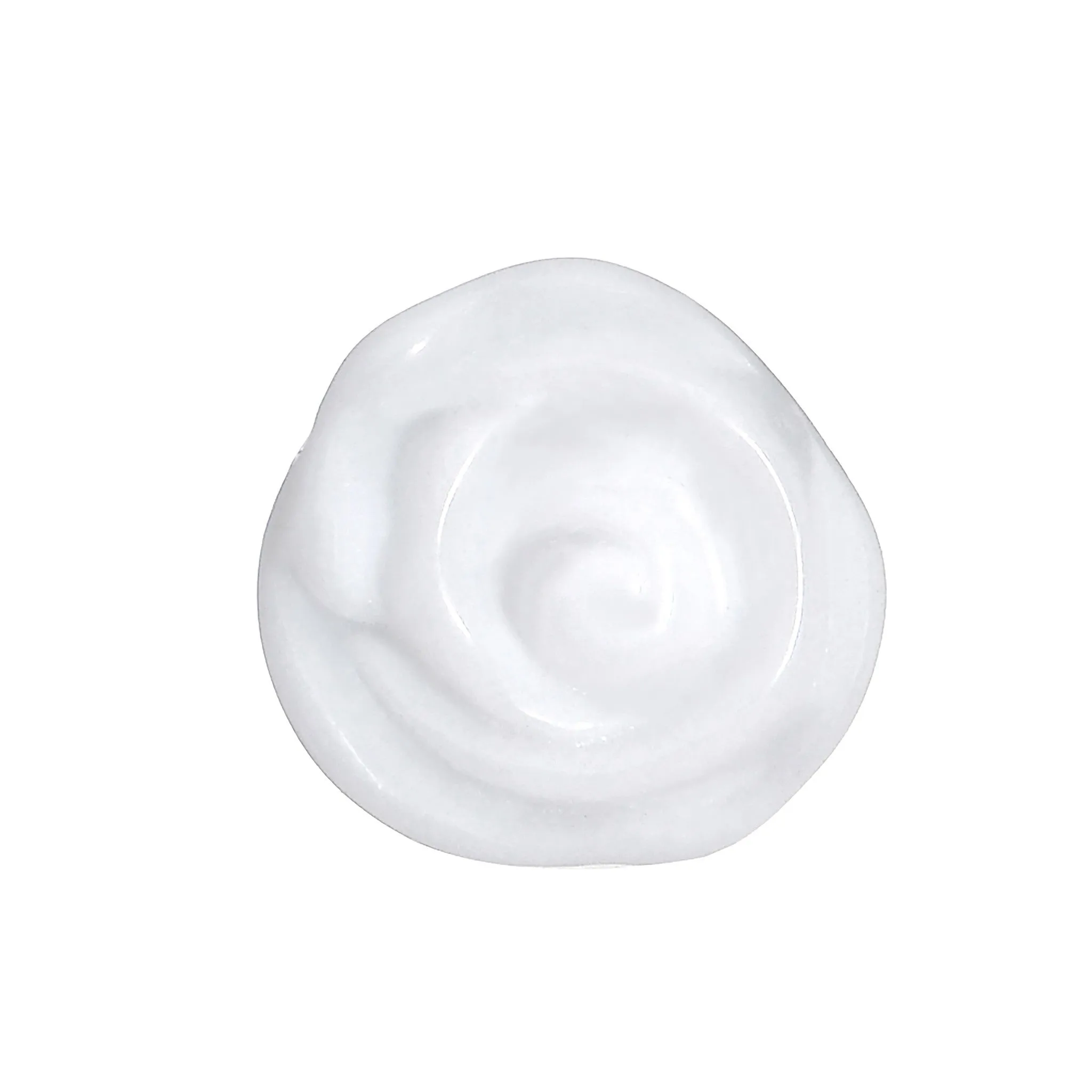 1/2 White Rose Flower Acrylic Saddle Plug
