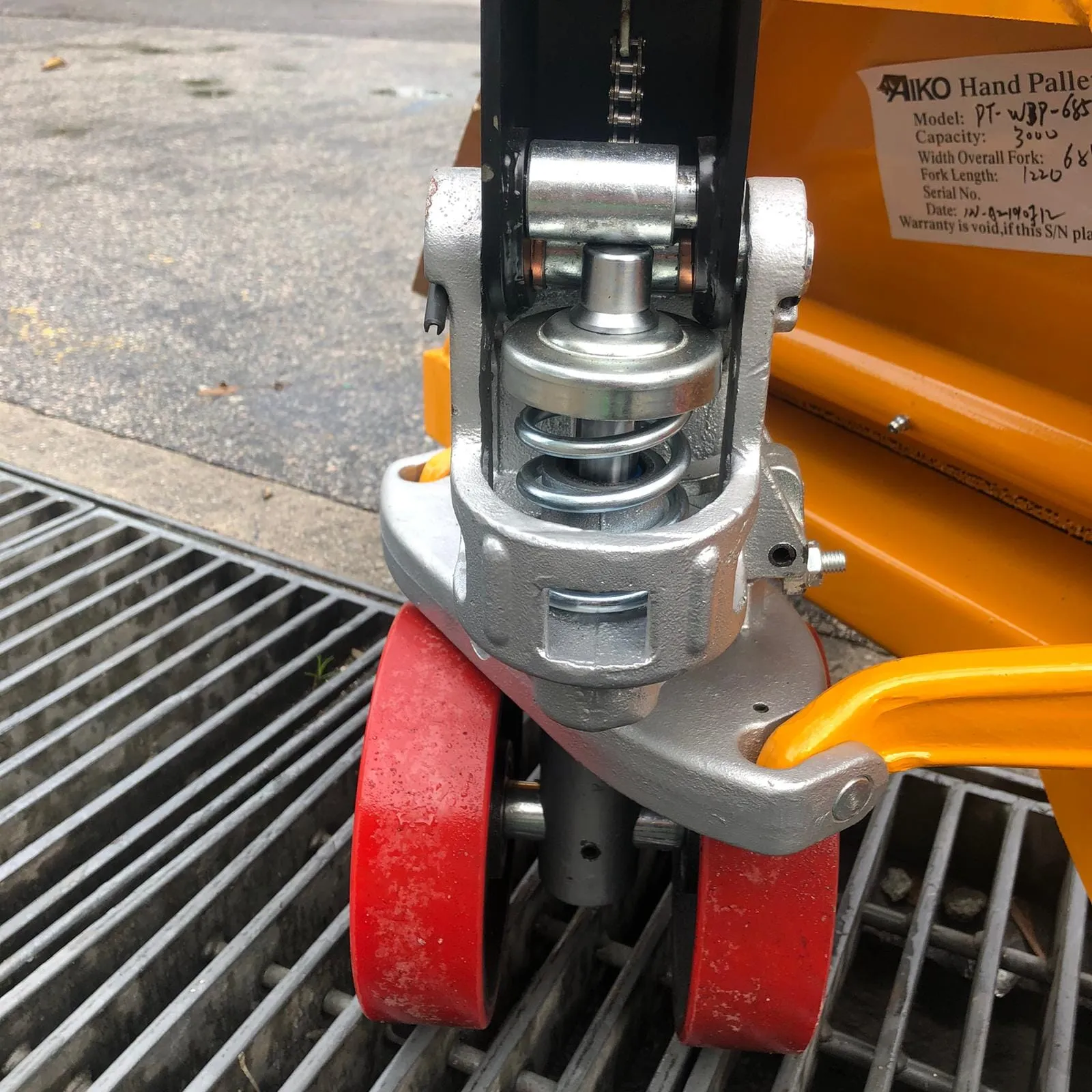 Aiko 3Ton 685m x1800mm Pallet Truck Double Pu Wheel- Long | Model : PT-W3P-68518-2