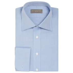 Ainsley Pale Blue Herringbone Shirt Ainsley Pale Blue Herringbone Shirt