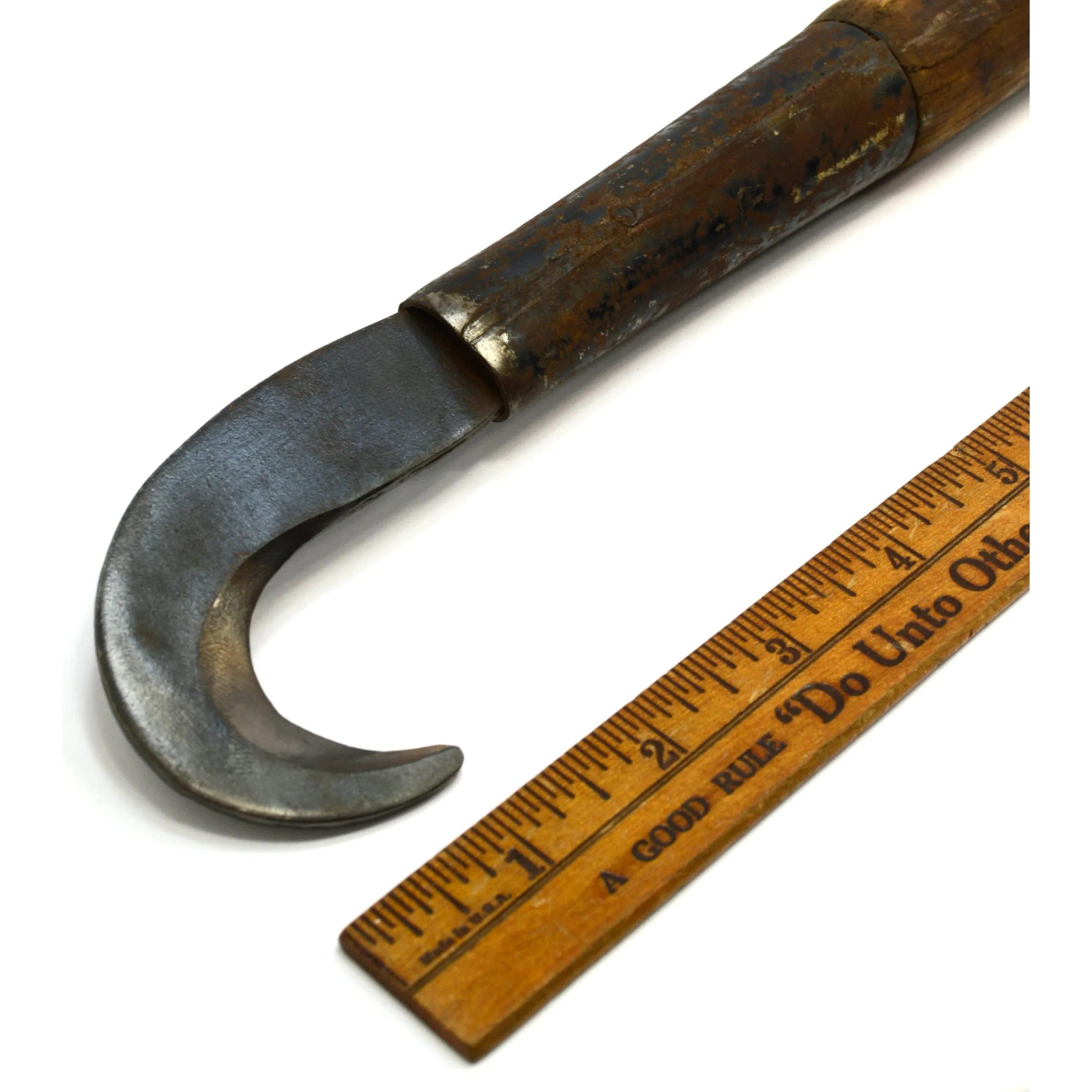 Antique PRUNING HOOK BLADE by "CRONK & CARRIER MFG. CO" of Elmira, NY Rare Tool!