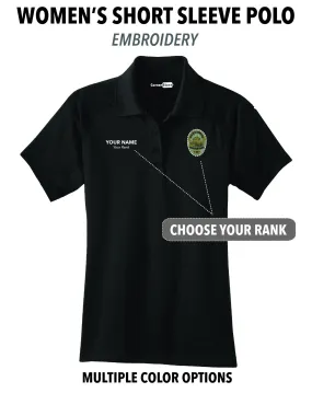 Atascadero Police - Women's Embroidered Short Sleeve Polo Atascadero Police - Women's Embroidered Short Sleeve Polo