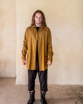 Axial Linen Shirt - Tumeric Axial Linen Shirt - Tumeric
