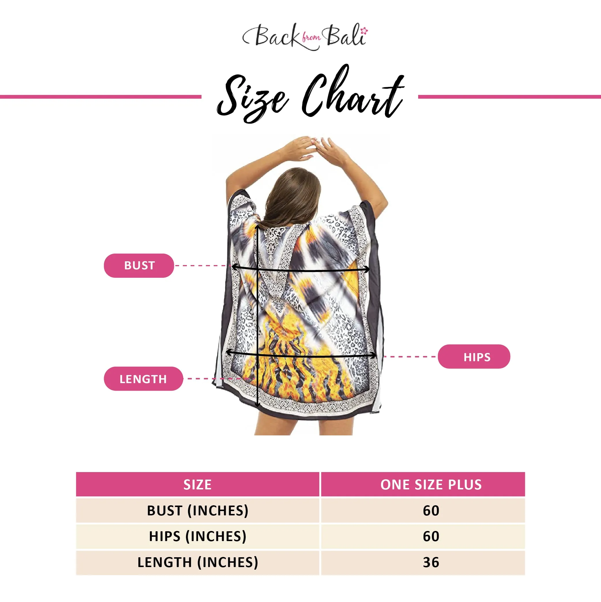 Back From Bali Womens Plus Size Print Kaftan Short Boho Tunic Dress Beach Caftan Swimsuit Cover Up