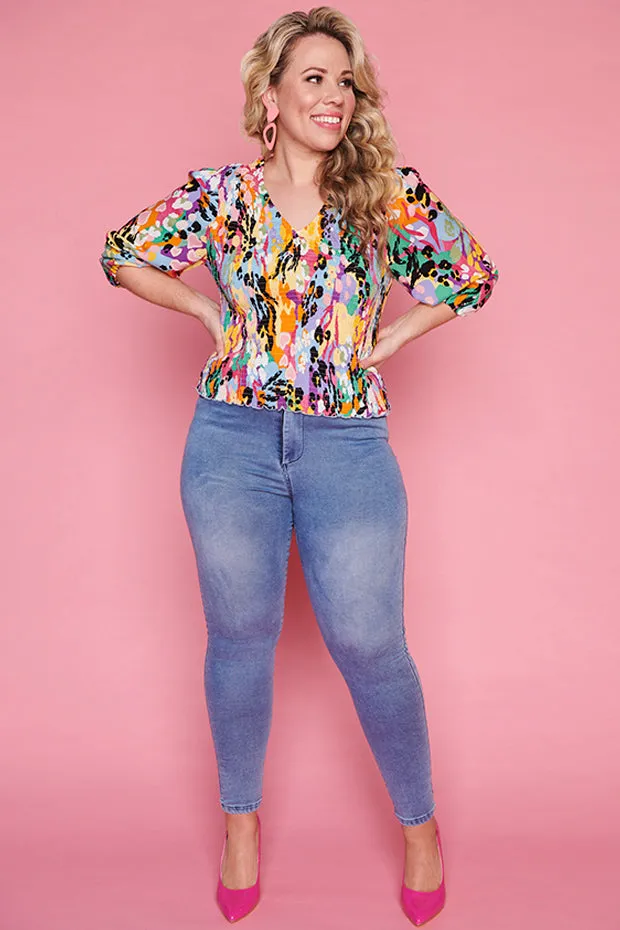 Beaming Jungle Daisy Top