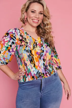 Beaming Jungle Daisy Top Beaming Jungle Daisy Top