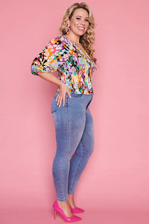 Beaming Jungle Daisy Top