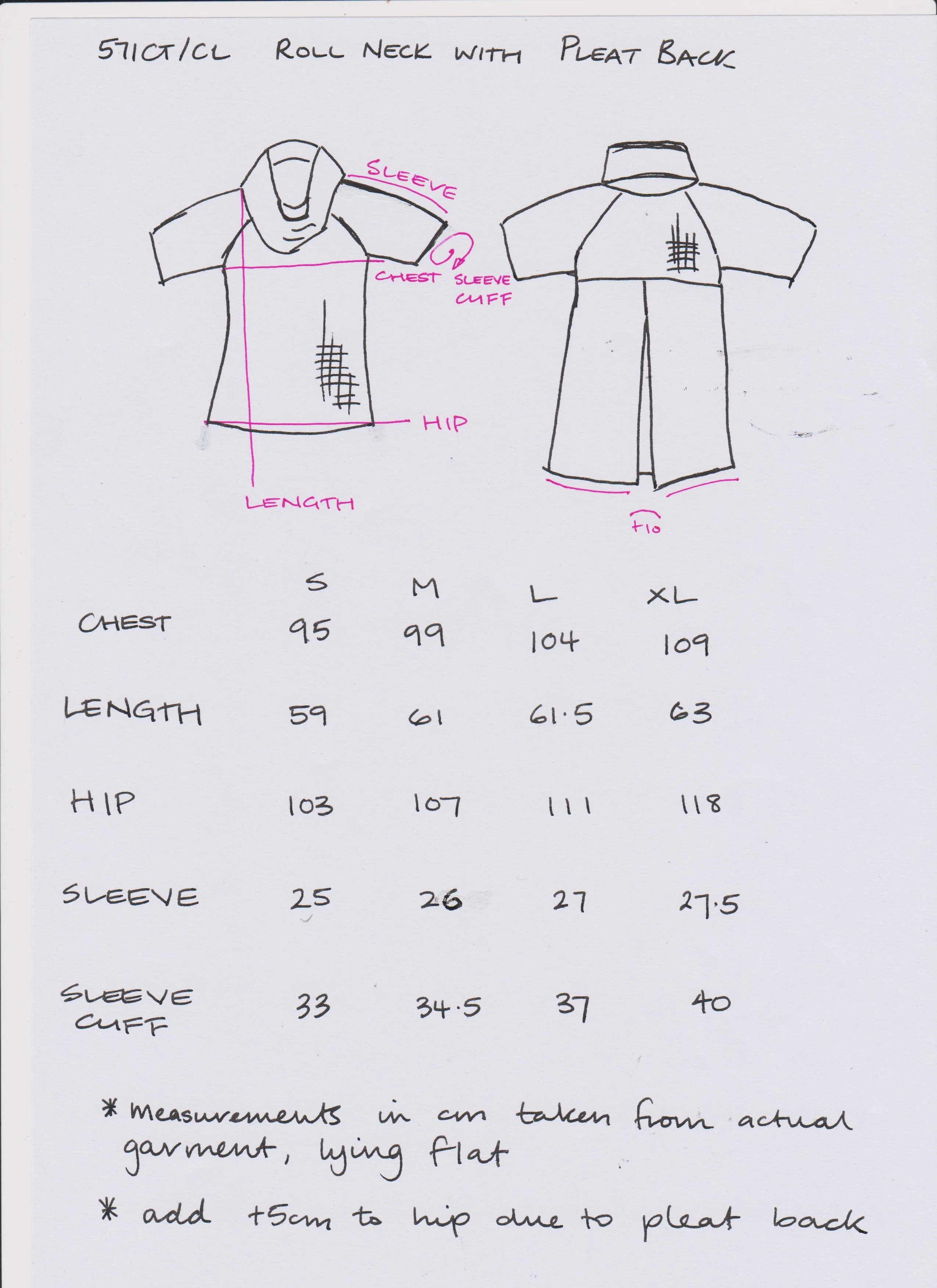 Berserk Black and White Gingham Pleat Roll neck