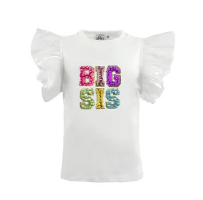 Big Sis Gem Ruffle T-Shirt Big Sis Gem Ruffle T-Shirt