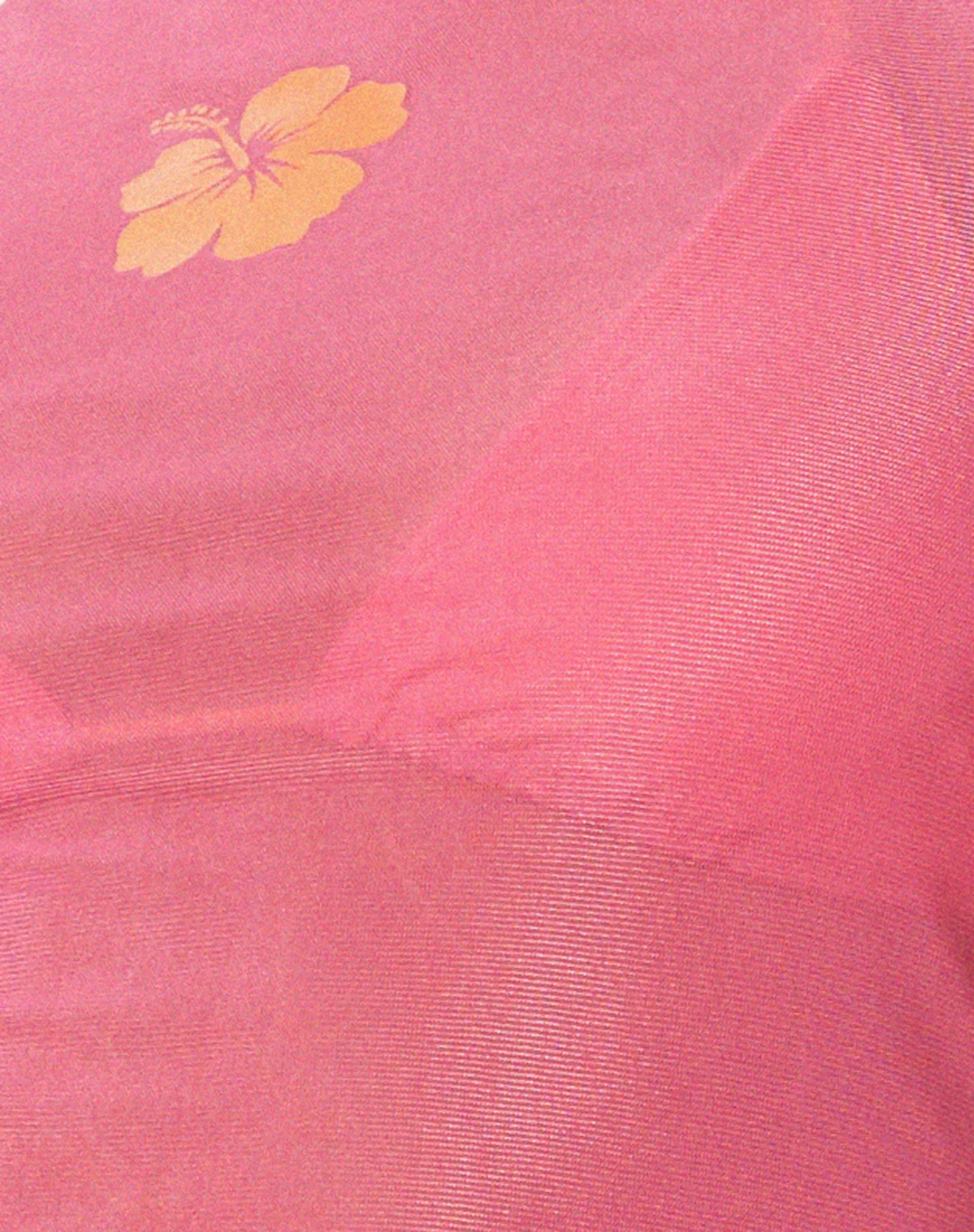 Bika Vest Top in Pink Terry Hibiscus