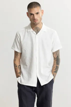 Birch Textured White Shirt Birch Textured White Shirt