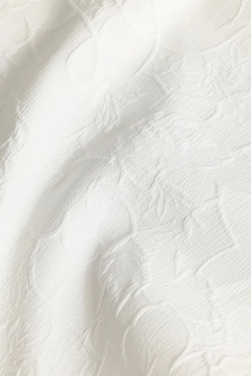 Birch Textured White Shirt