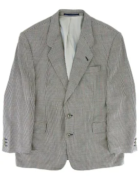 Black & White Gingham Vintage Jacket Blazer Black & White Gingham Vintage Jacket Blazer