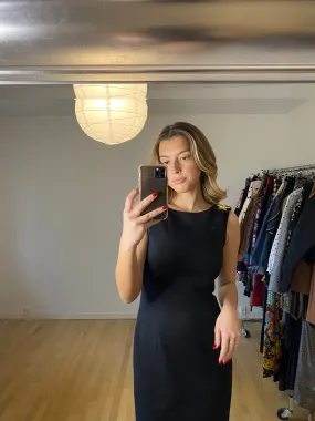 Black Dress with Gold Star Black Dress with Gold Star