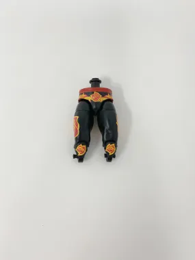 Black Pants with Rose Design Black Pants with Rose Design