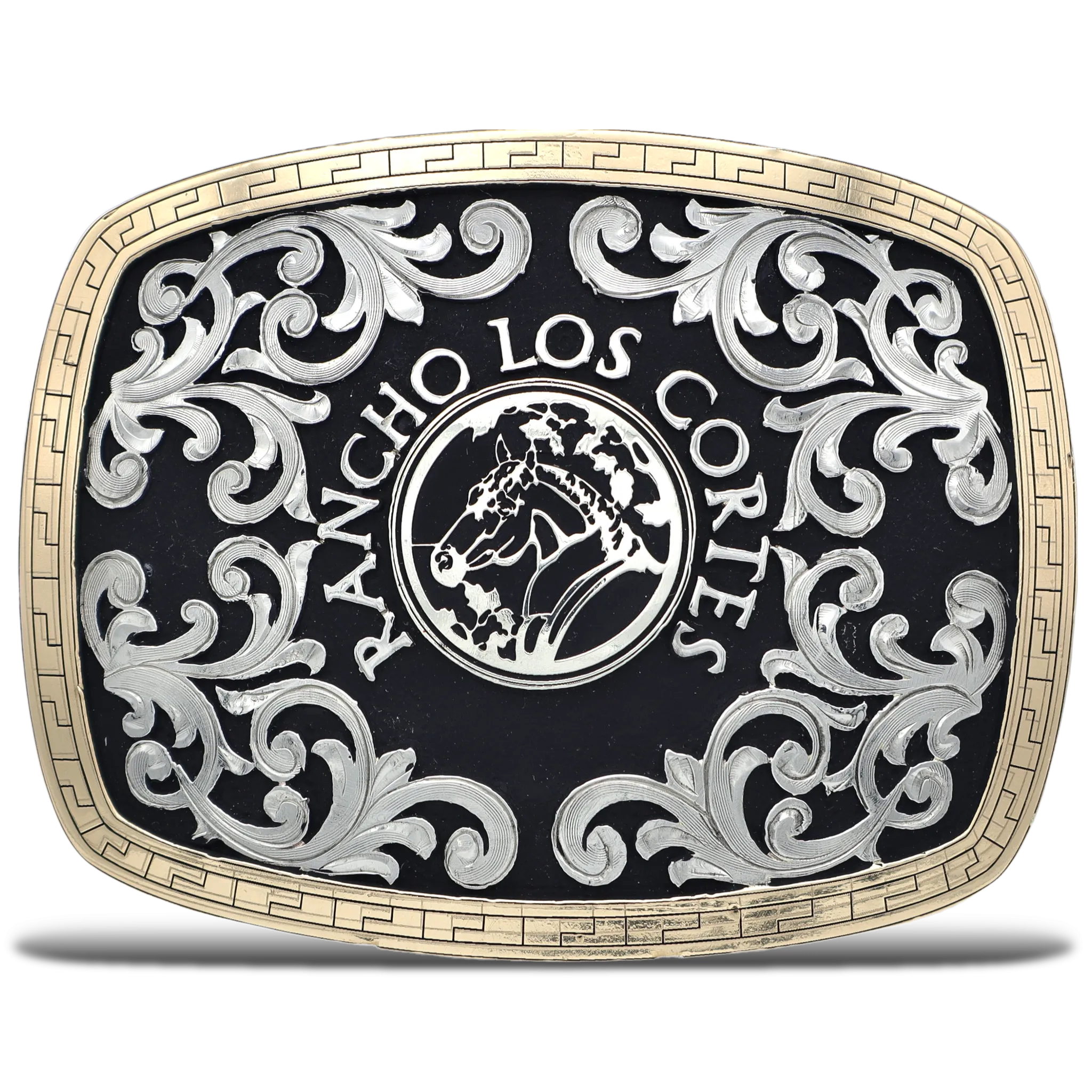 Blackout Bronco Custom Buckle