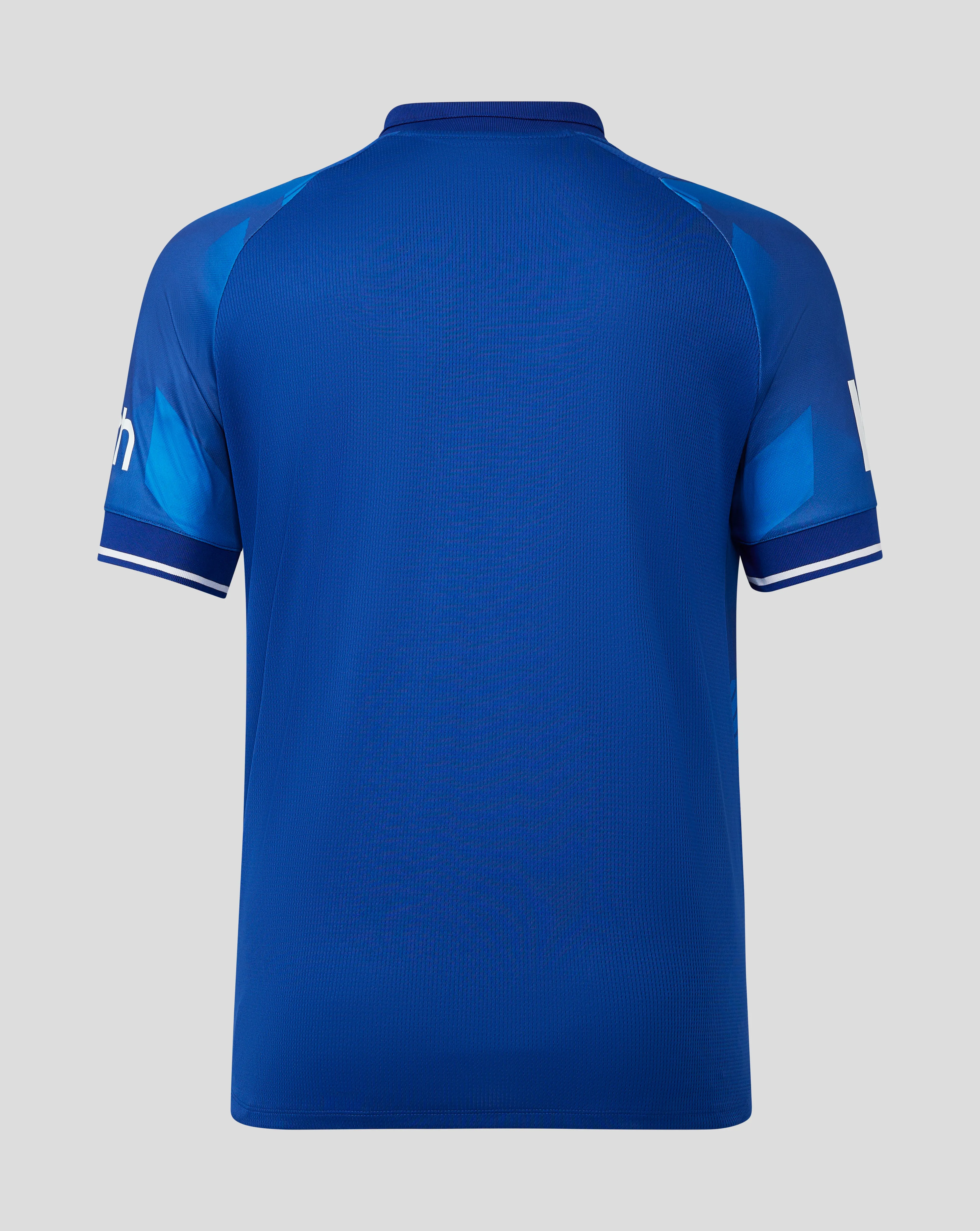 Blue England Cricket Men's ODI Short Sleeve Jersey