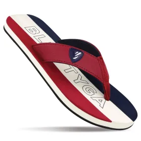 Blue Tyga Gents Flip Flop Thong  - BT4274 Maroon Blue Blue Tyga Gents Flip Flop Thong  - BT4274 Maroon Blue