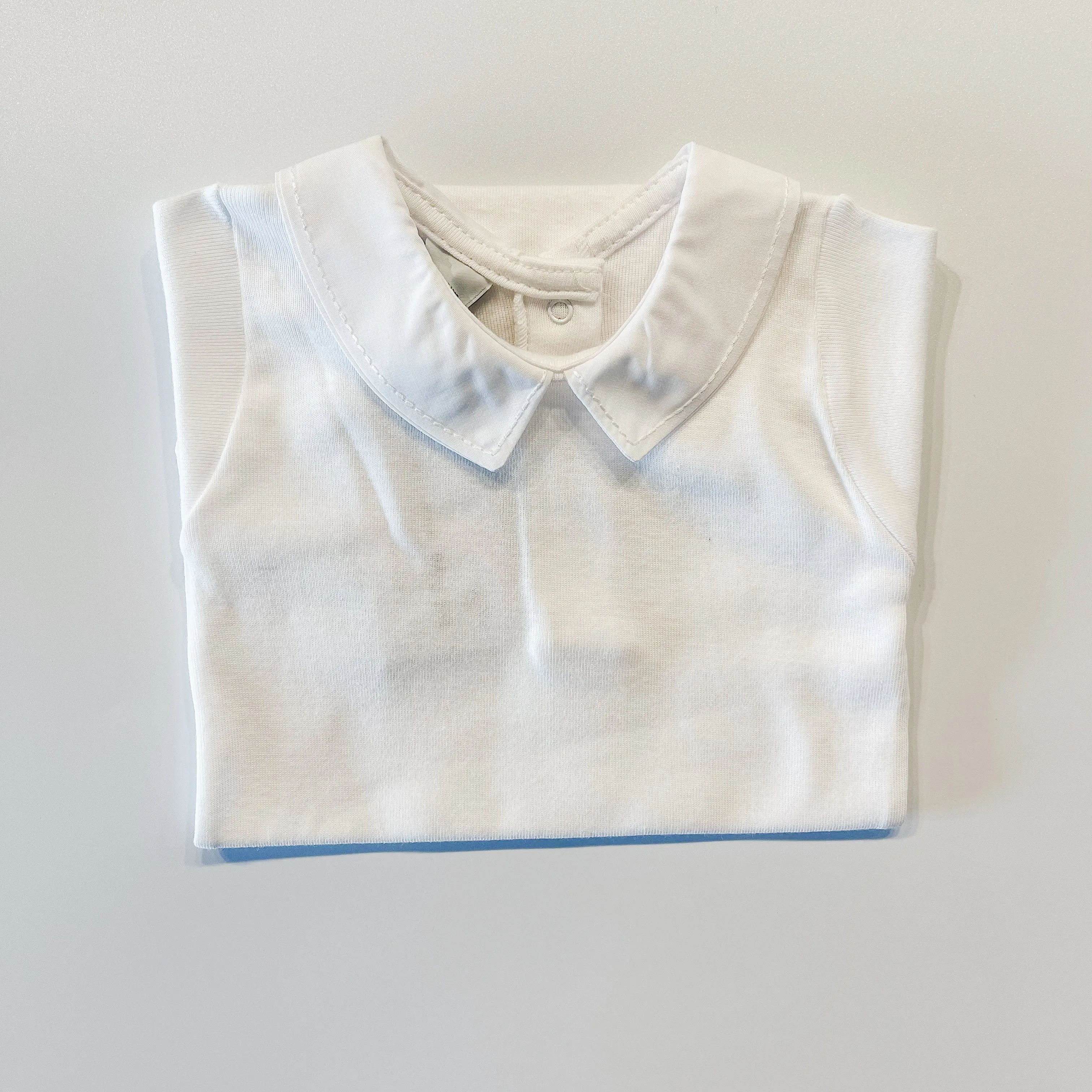 Bodysuit with Polo Collar