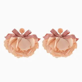 Boho Style Beaded Ball Bowknot Big Rosette Cluster Multicolor Drop Earrings Boho Style Beaded Ball Bowknot Big Rosette Cluster Multicolor Drop Earrings