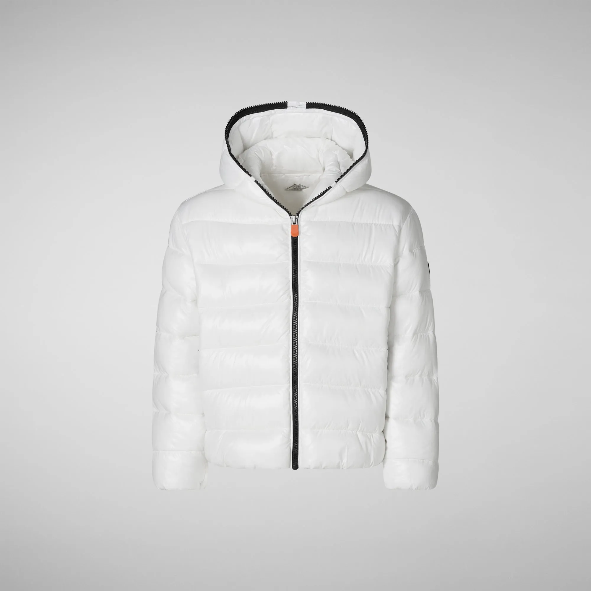 BOMBER CON CAPPUCCIO BAMBINA IMARA BIANCO