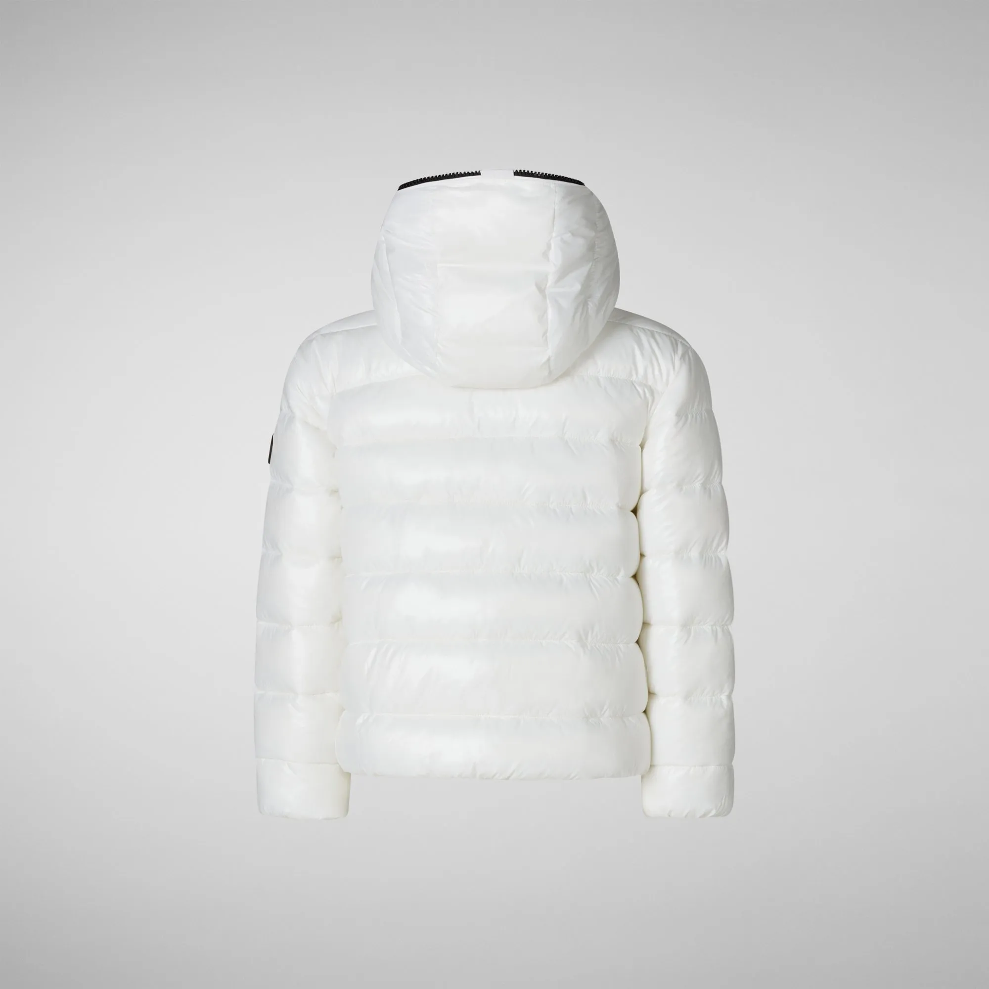 BOMBER CON CAPPUCCIO BAMBINA IMARA BIANCO