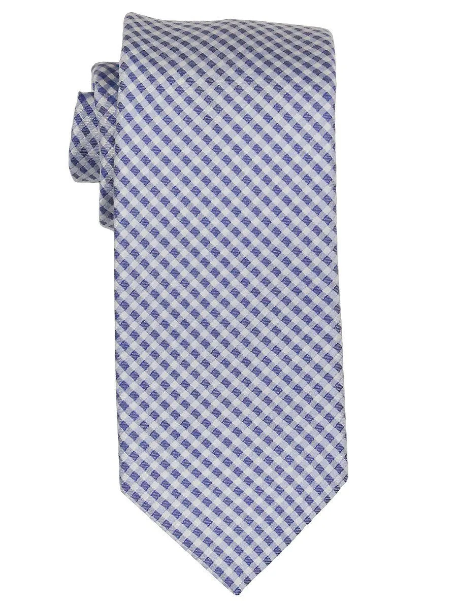 Boy's Tie 21817 Royal/White