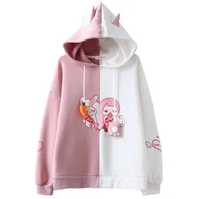 Bunny vs Kitten Hoodie Bunny vs Kitten Hoodie