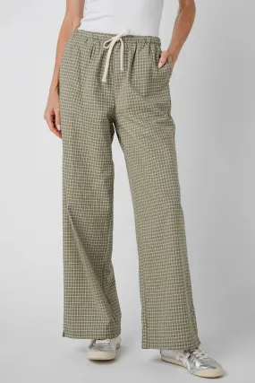 Buttermelon Drawstring Checkered Pants Buttermelon Drawstring Checkered Pants