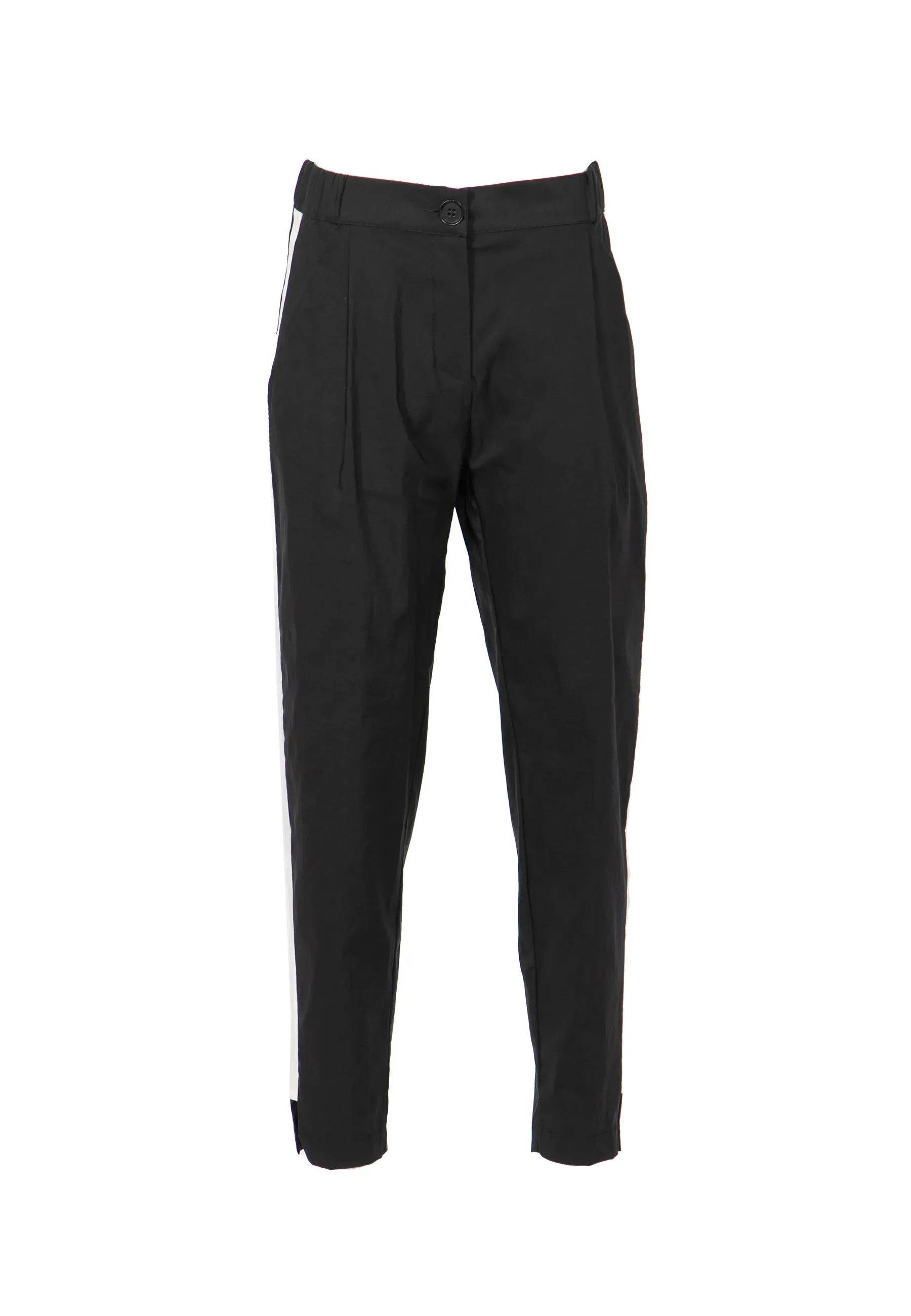 CAELUM Stretch linen & cotton blended pants