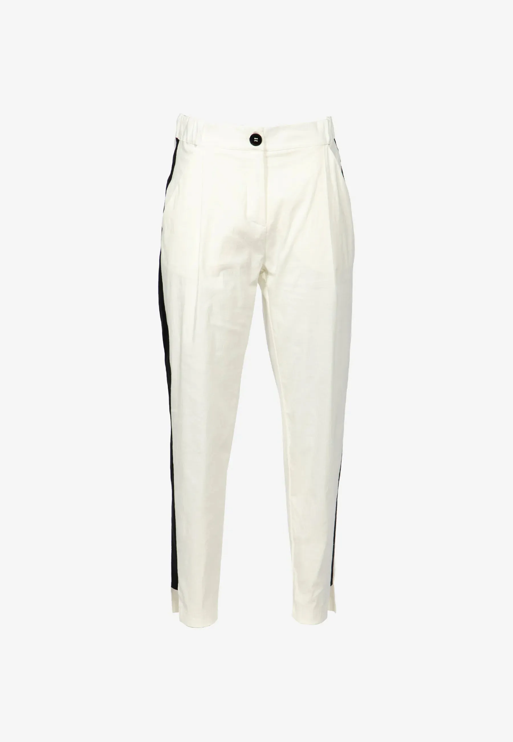 CAELUM Stretch linen & cotton blended pants