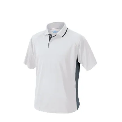 Charles River Men's Color Blocked Wicking Polo