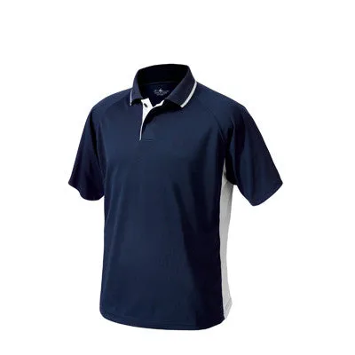 Charles River Men's Color Blocked Wicking Polo