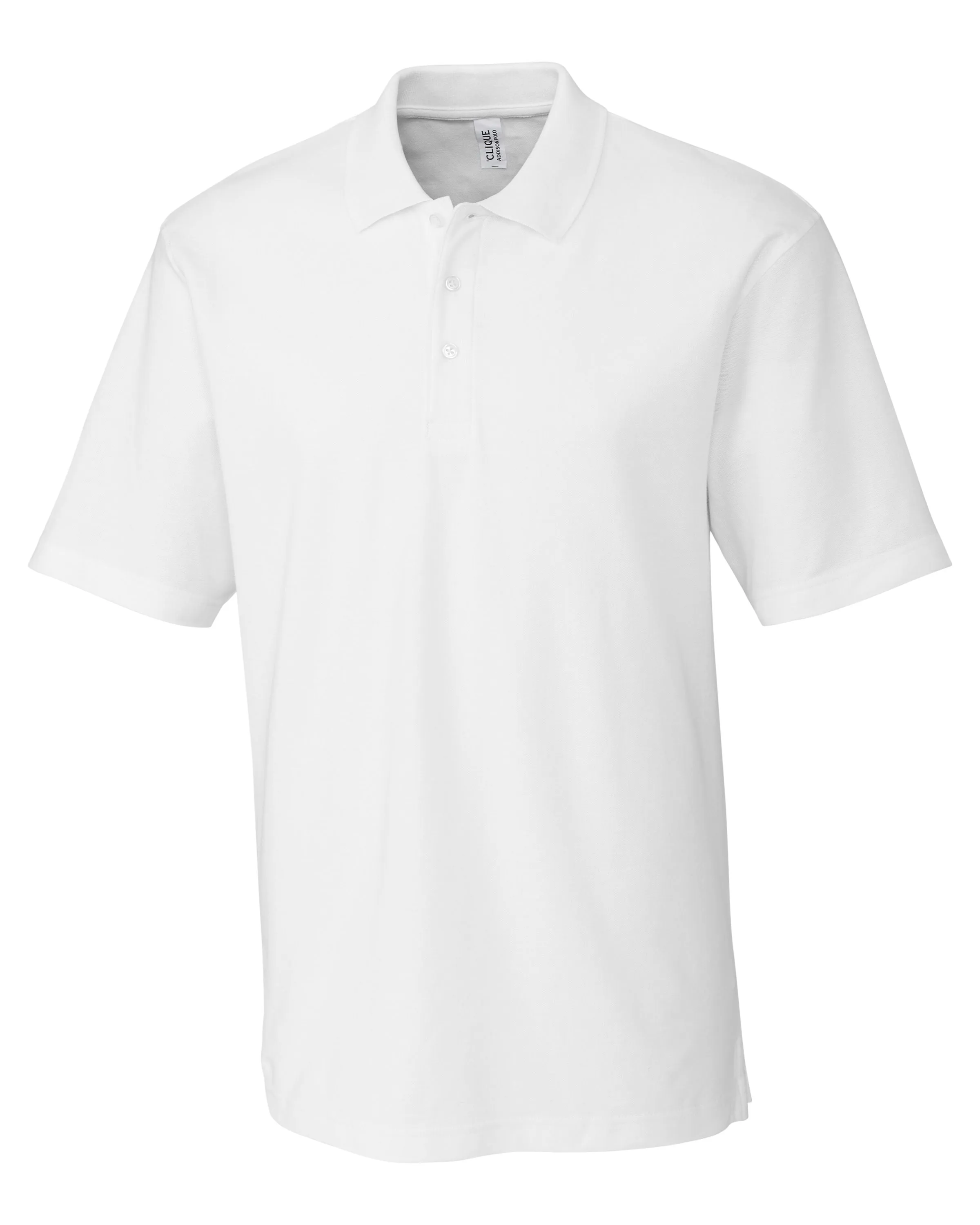 Clique Addison All Cotton Pique Short Sleeve Polo