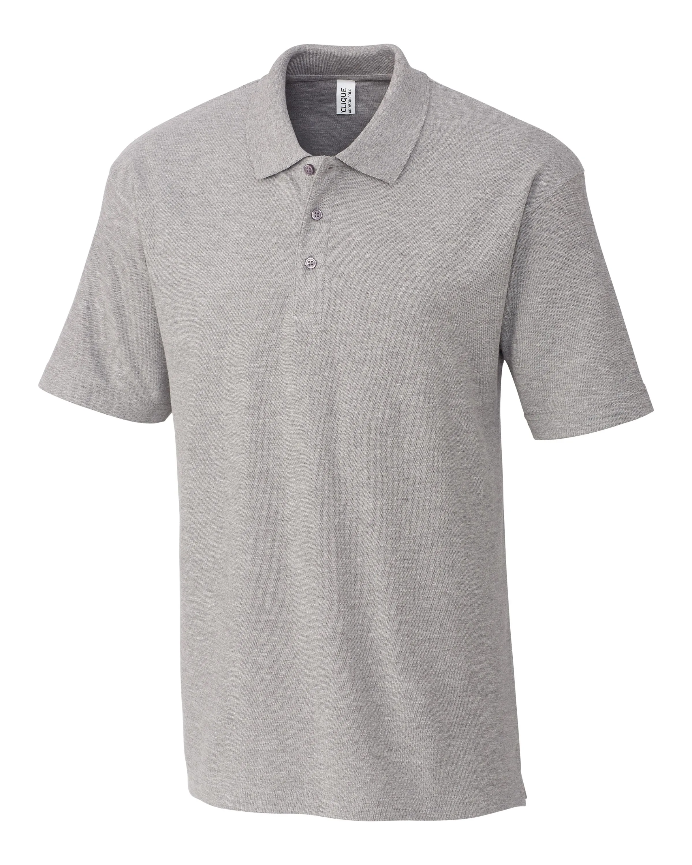 Clique Addison All Cotton Pique Short Sleeve Polo
