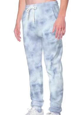 Cloud Distressed Tie Dye Fleece Jogger Sweatpant Made in USA 3557 Cloud Distressed Tie Dye Fleece Jogger Sweatpant Made in USA 3557