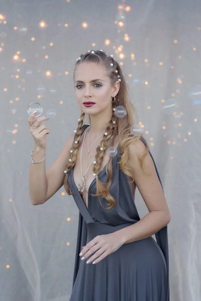 Coral Caviar ~ Medium Hoop Earrings