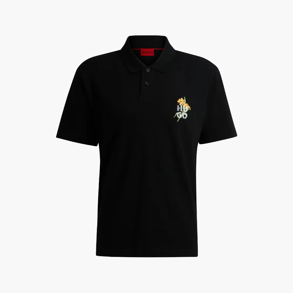 Cotton-Pique Polo Shirt With Logo Artwork