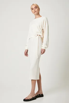 Cropped Drawstring Pullover Cropped Drawstring Pullover