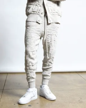 Crossover Netting Sweater Sweatpants (FINAL SALE) Crossover Netting Sweater Sweatpants (FINAL SALE)