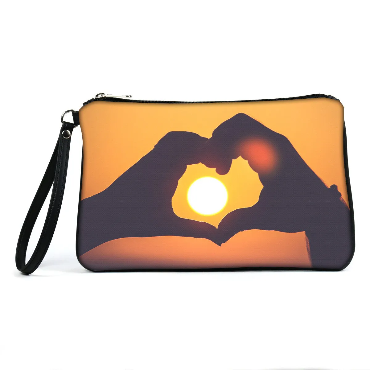 Custom Photo Vegan Clutch/Crossbody Bag (Multicolored)