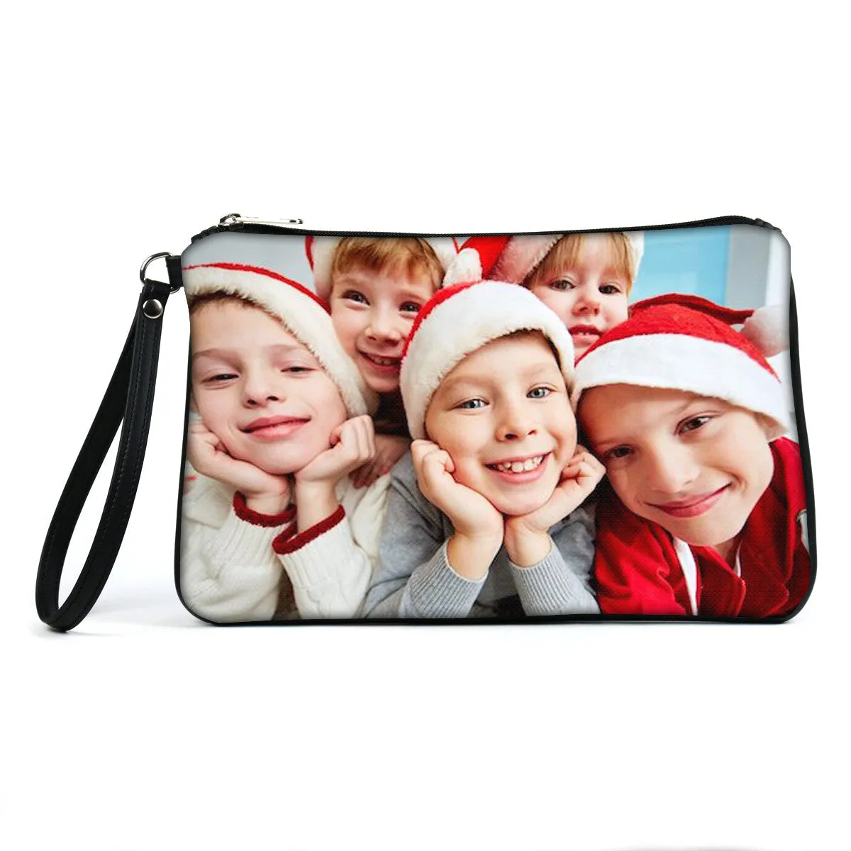 Custom Photo Vegan Clutch/Crossbody Bag (Multicolored)