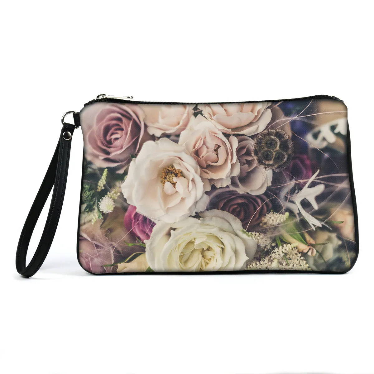 Custom Photo Vegan Clutch/Crossbody Bag (Multicolored)