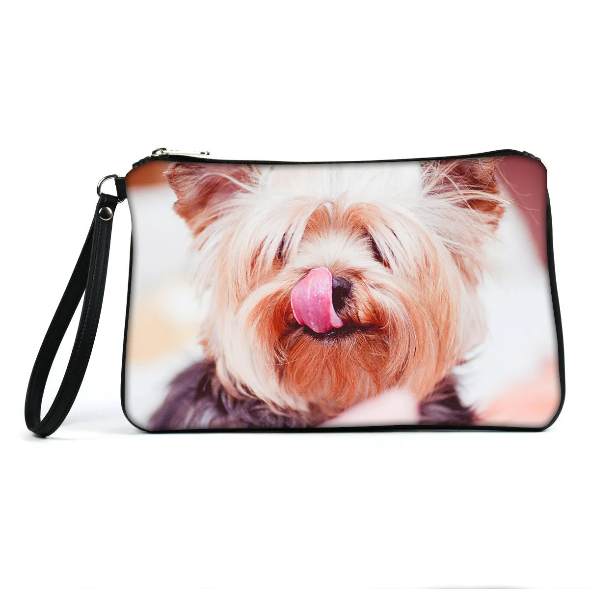 Custom Photo Vegan Clutch/Crossbody Bag (Multicolored)