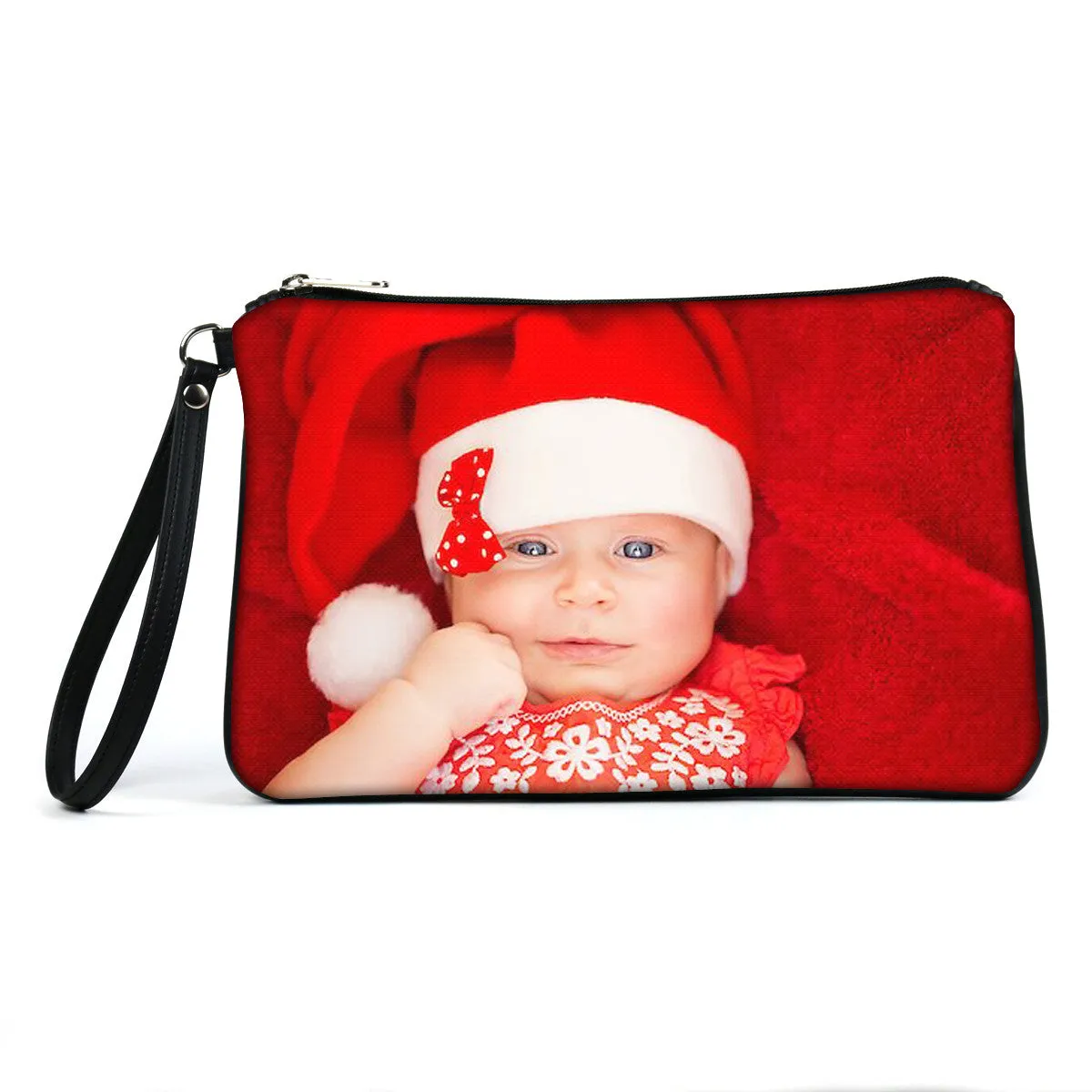 Custom Photo Vegan Clutch/Crossbody Bag (Multicolored)