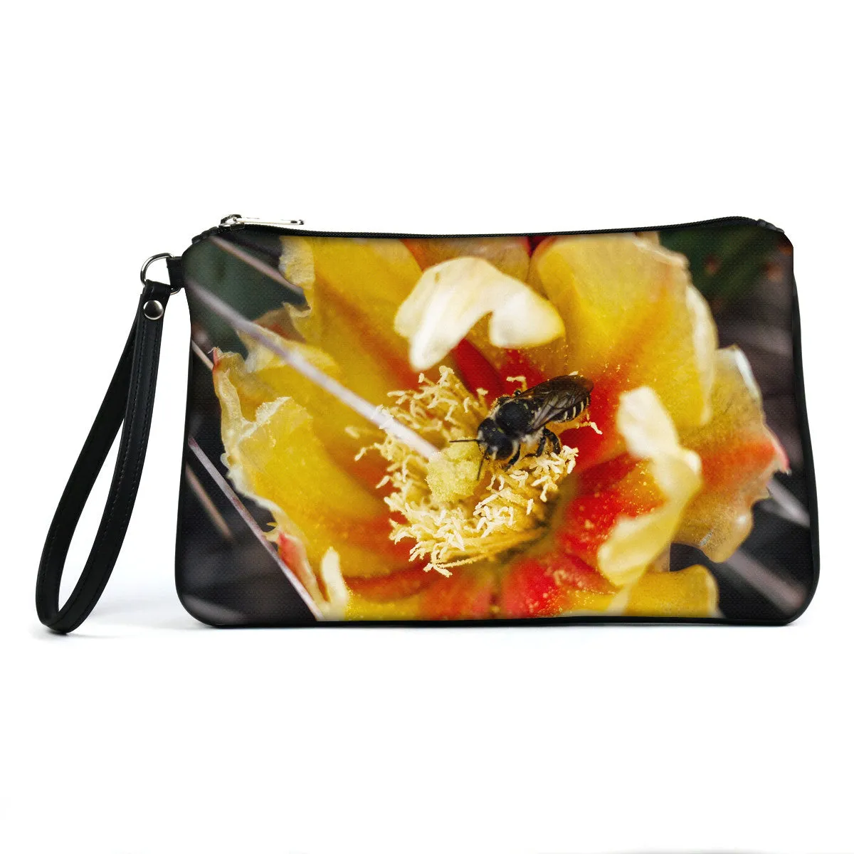 Custom Photo Vegan Clutch/Crossbody Bag (Multicolored)