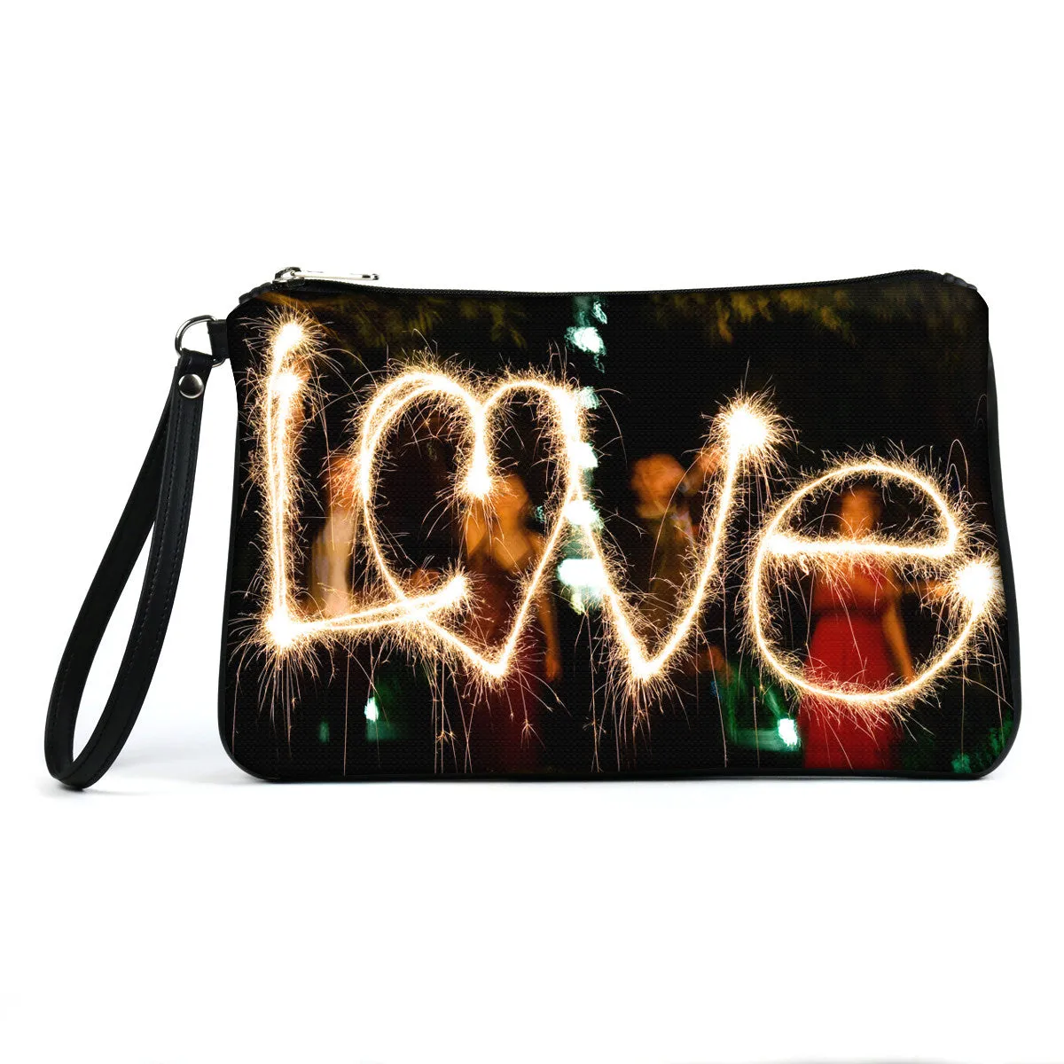 Custom Photo Vegan Clutch/Crossbody Bag (Multicolored)
