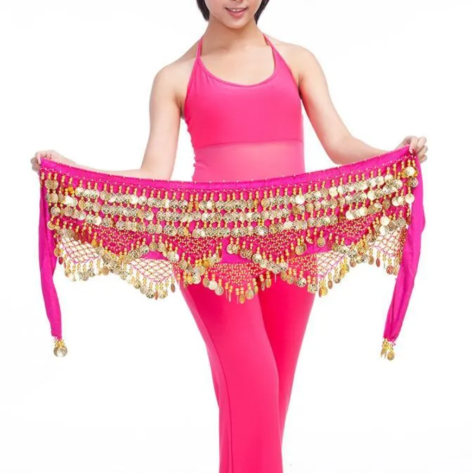 Dancewear Clothing Triangle Hip Scarf Colorful Rhinestone Adjustable Belly Dance