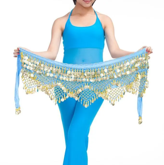 Dancewear Clothing Triangle Hip Scarf Colorful Rhinestone Adjustable Belly Dance