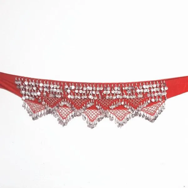 Dancewear Clothing Triangle Hip Scarf Colorful Rhinestone Adjustable Belly Dance