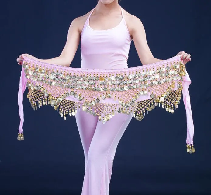 Dancewear Clothing Triangle Hip Scarf Colorful Rhinestone Adjustable Belly Dance
